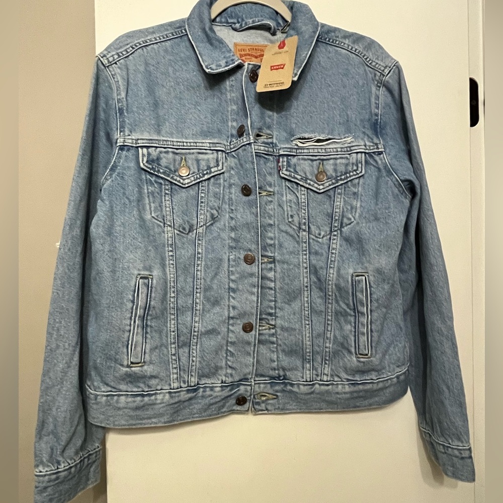 Levi’s Ex-Boyfriend Trucker Denim Jacket (M)